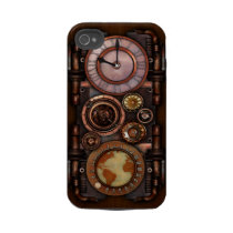 Steampunk Timepiece #1 Iphone 4 Tough Case