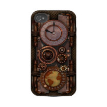 Steampunk timepiece v2 iphone 4 tough case