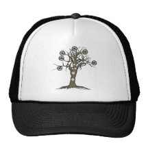 steampunk tree mesh hats