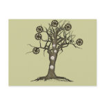 steampunk tree post cards