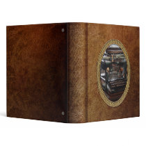 Steampunk - Typewriter - A really old typewriter Vinyl Binders