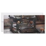 Steampunk - Typewriter - A really old typewriter Custom Rack Cards