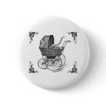Steampunk Victorian Cthulhu baby buttons