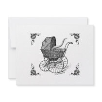 Steampunk Victorian Cthulhu baby Custom Invite