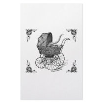 Steampunk Victorian Cthulhu baby Stationery Design