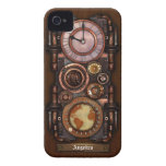 Steampunk Vintage Timepiece #1B iPhone 4 Case-Mate Cases
