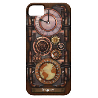 Steampunk Vintage Timepiece #1B iPhone 5 Cases
