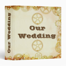 Steampunk Wedding, 1.5" binder