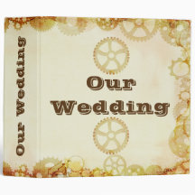 Steampunk Wedding, 2" binder