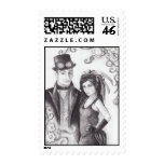 Steampunk Wedding - Postage Stamps
