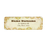Steampunk Wedding, return address labels labels