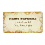 Steampunk Wedding, shipping labels labels