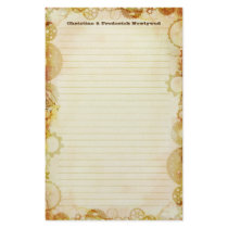Steampunk Wedding, stationery