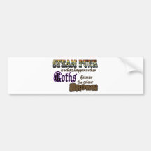 Steampunk: when Goths discover Brown Bumper Stickers