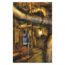 SteamPunk - Where the pipes go Custom Stationery
