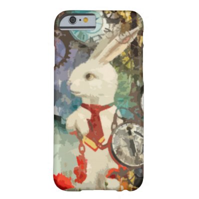 Steampunk Wonderland White Rabbit Barely There iPhone 6 Case