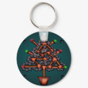 Steampunk Xmas, keychain