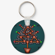 Steampunk Xmas, keychain