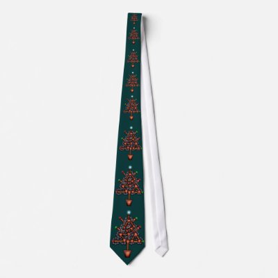 Steampunk Xmas, tie by kasei_lee