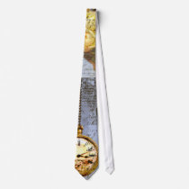 Steampunk & Yellow Roses Custom Ties
