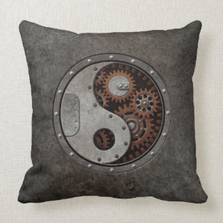 Steampunk Yin Yang Pillows