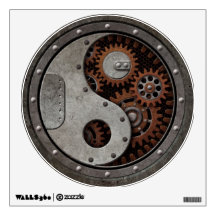 Steampunk Yin Yang Room Decals