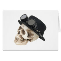 SteamPunkSkull073109 Greeting Card