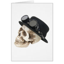SteamPunkSkull073109 Greeting Card