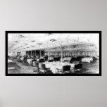 Steamship Dining Room 1918 posters