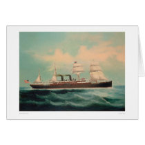 Steamship S.S. China (1614A) Greeting Cards