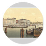 Steamship wharf, Stettin Harbor, Pommeraina, Germa stickers