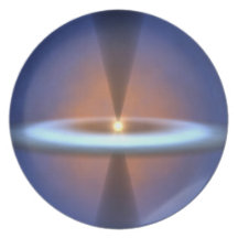 Steamy Solar System Dinner Plate