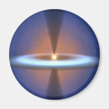 Steamy Solar System Refrigerator Magnet