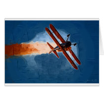 Stearman Biplane Greeting Card