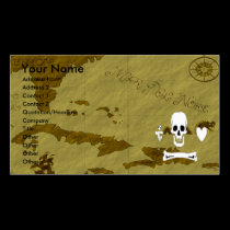 Stede Bonnet Map #14 business cards