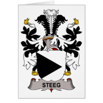 Steeg Family Crest cards