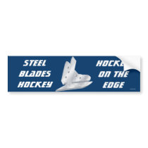 Steel Blades bumper stickers by azac69 Steel Blades bumper stickers