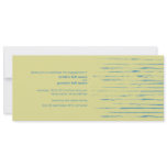 Steel Blue &amp; Primrose Engagement Invitation