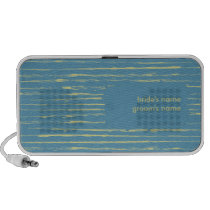 Steel Blue Wedding Doodle speakers