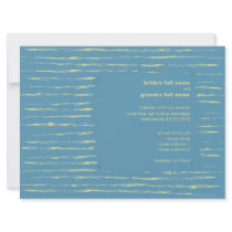 Steel Blue Wedding Invitation 3