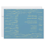 Steel Blue Wedding Invitation 3