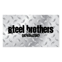 Steel Business Card Template