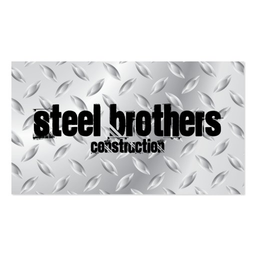 Steel Business Card Template