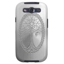 Steel Celtic Tree Samsung Galaxy SIII Covers