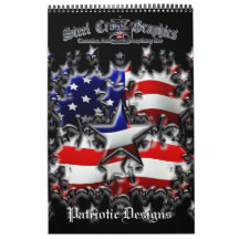 Steel Cross Graphics Patriotic Designs Calendar