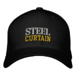 STEEL CURTAIN EMBROIDERED BASEBALL CAPS