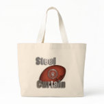 Steel Curtain Super Bowl Support, President Obama Tote Bag