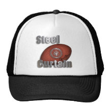Steel Curtain Super Bowl Support, President Obama Trucker Hat