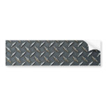 Steel diamond plate bumper stickers