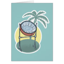 steel drum and palm tree design cards by geekme steel drum and palm tree design cards